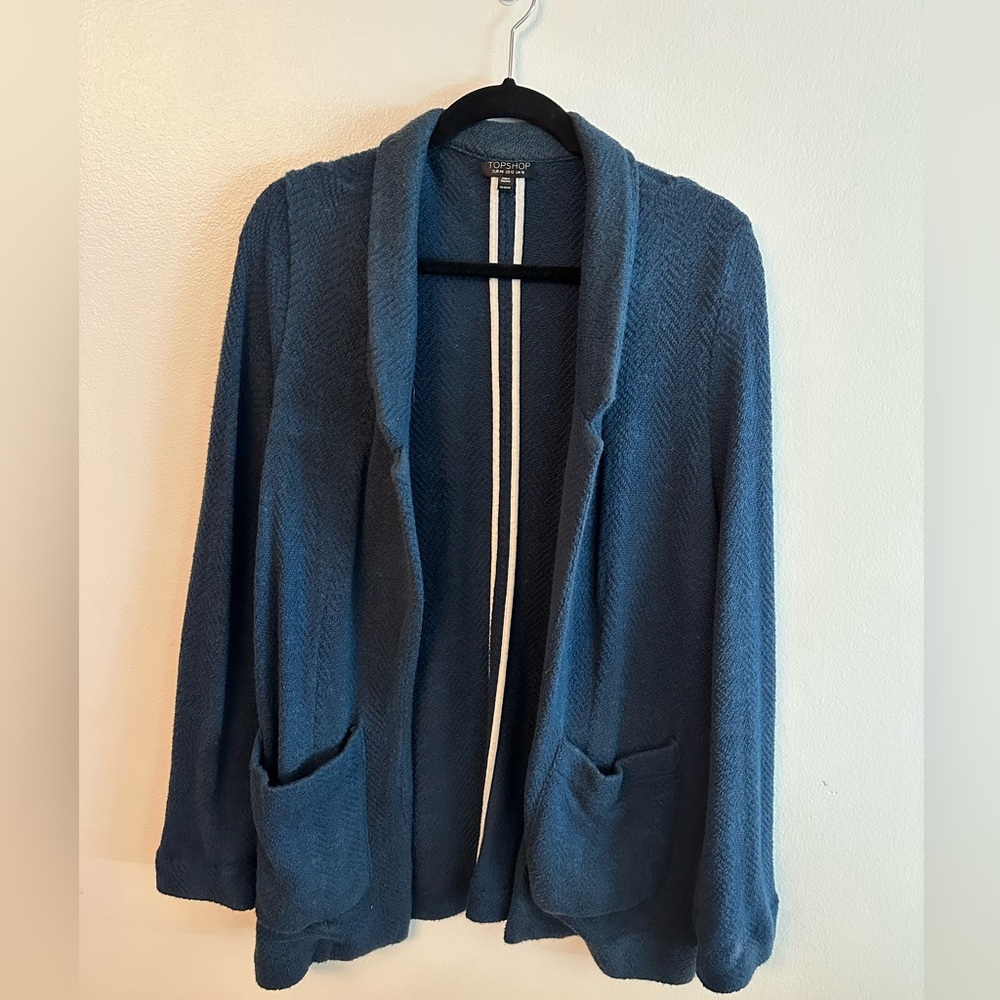 Topshop soft structure blazer size 12